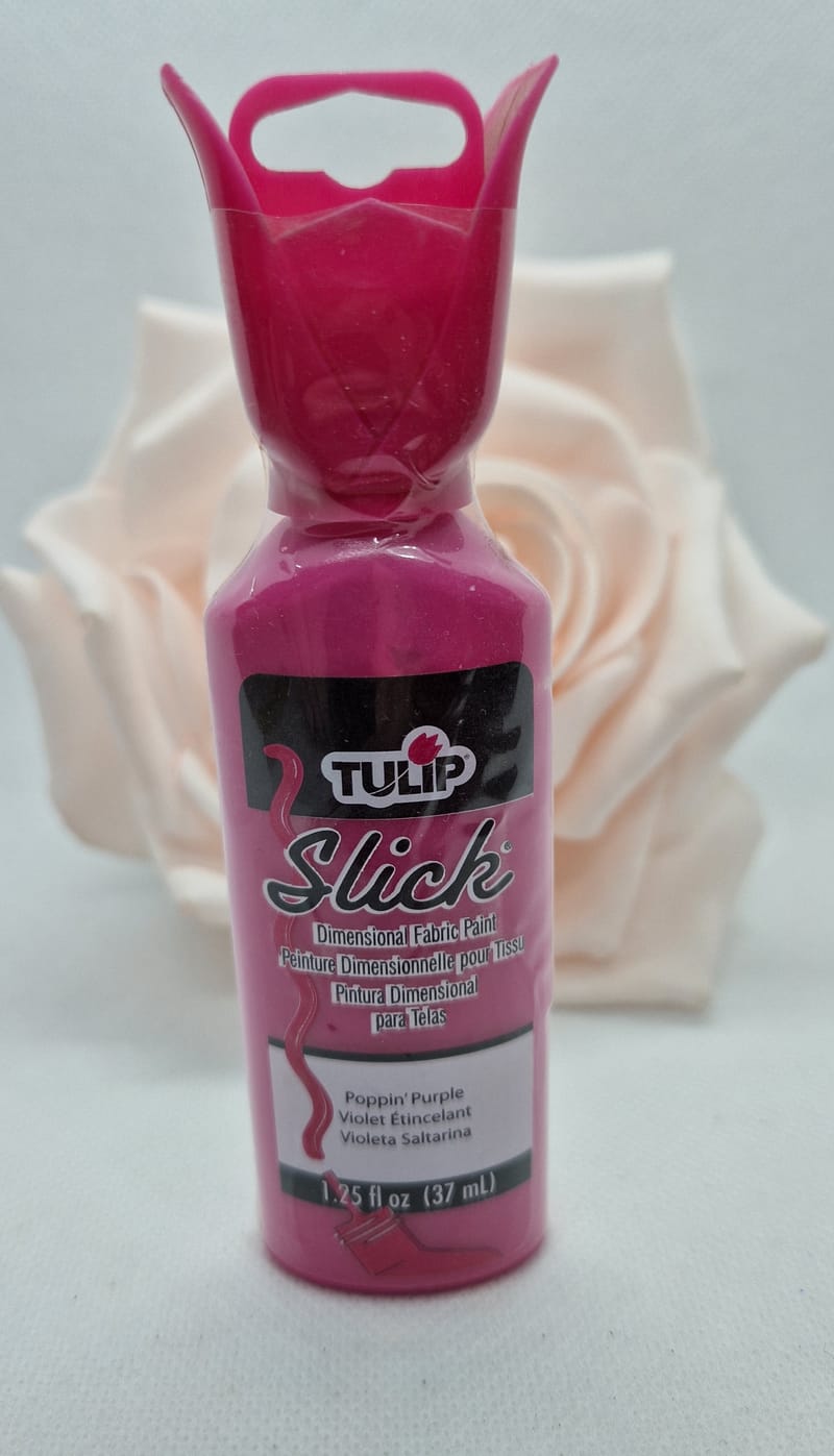 Poppin'Purple Tulip Slick Fabric Paint Blingtastic