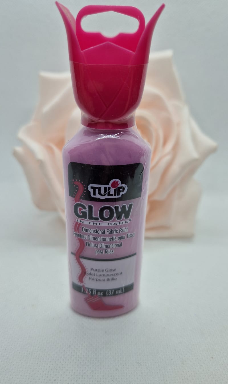 Pink Glow Tulip Glow Fabric Paint Blingtastic