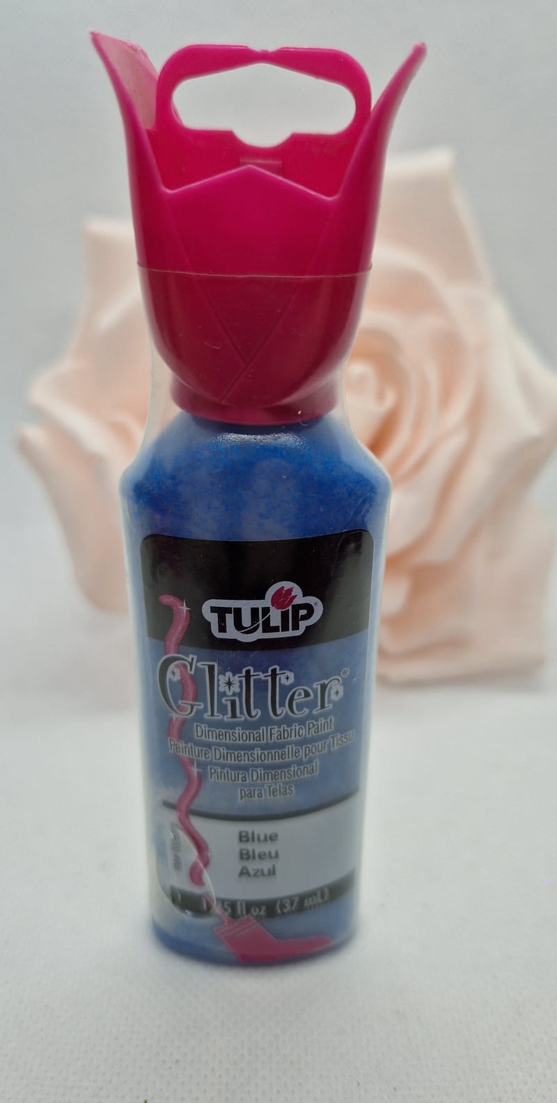 Blue Tulip Glitter Fabric Paint Blingtastic