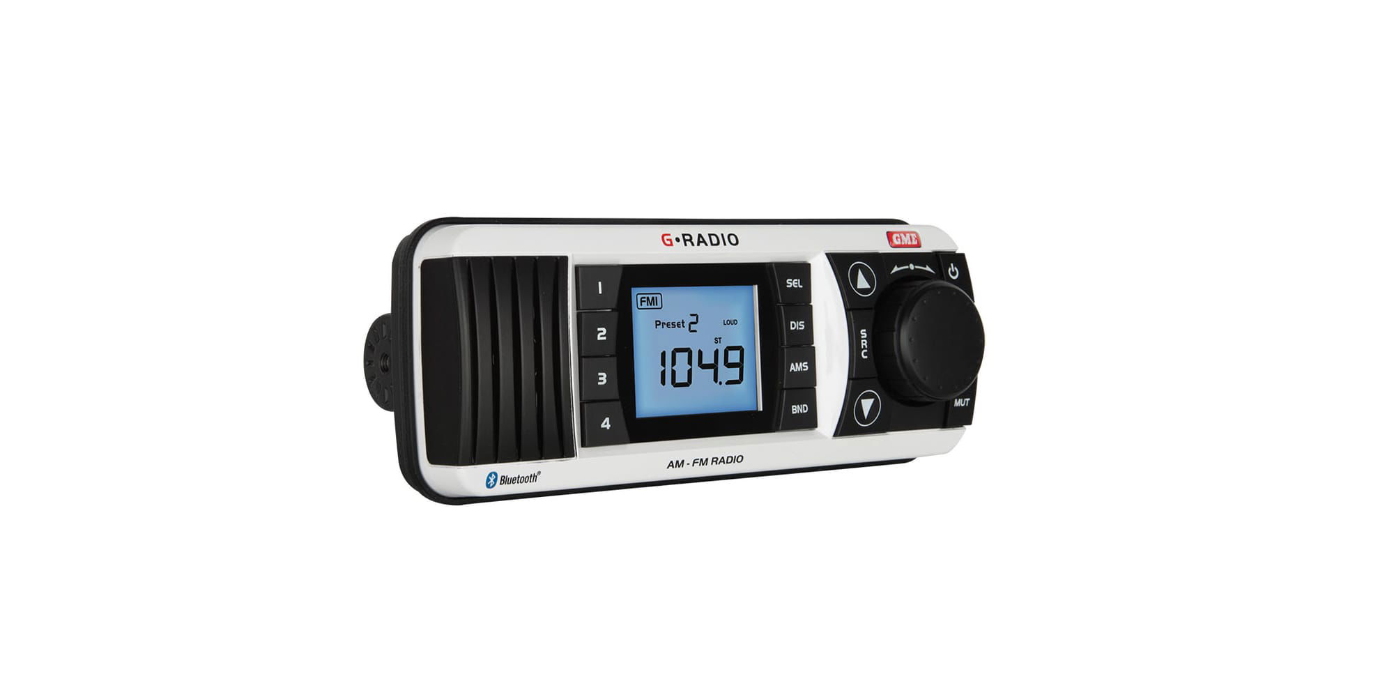 GME GR300BT Marine AM/FM Stereo With Bluetooth Wireless
