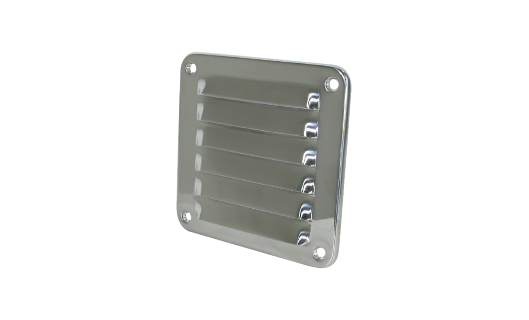 Louvre Vent – Stainless Steel Rolled Edge