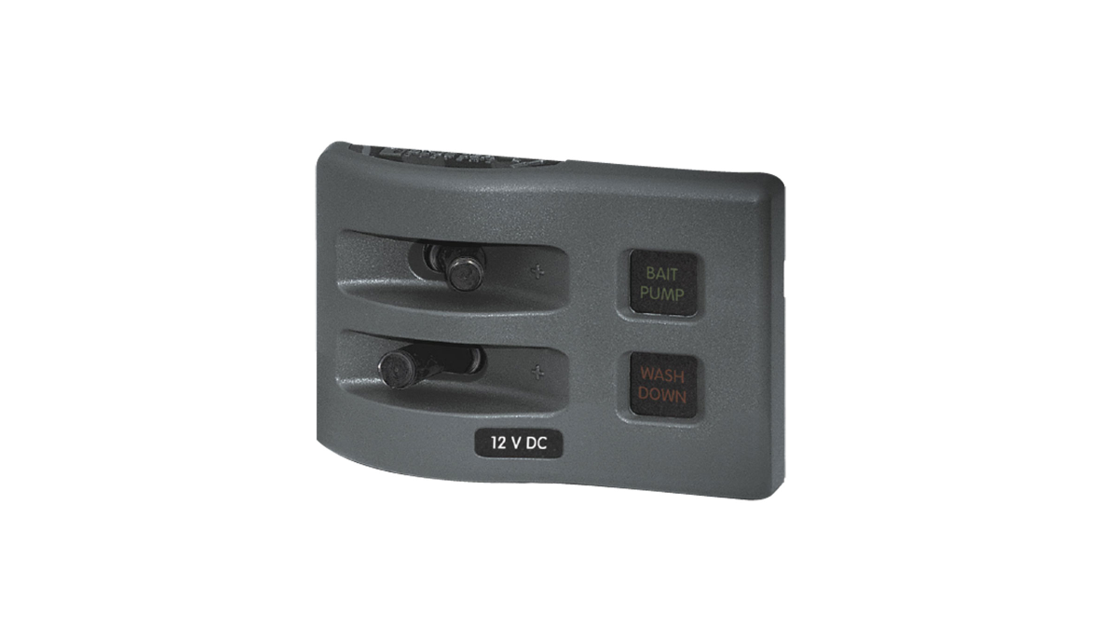 Blue Sea Systems WeatherDeck Switch Panel – Fused