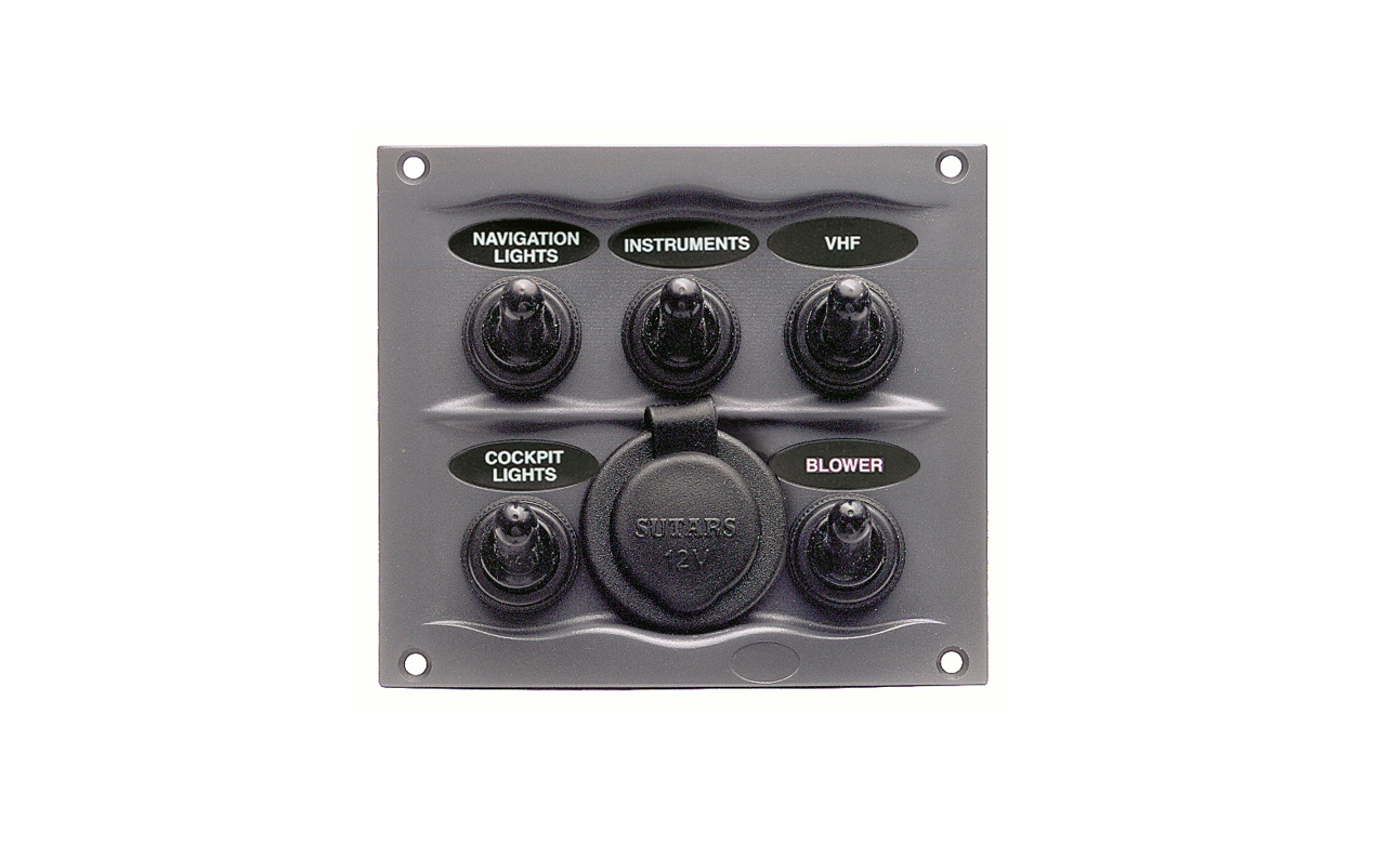 BEP Splash Proof Switch Fuse Panels – With Power Socket