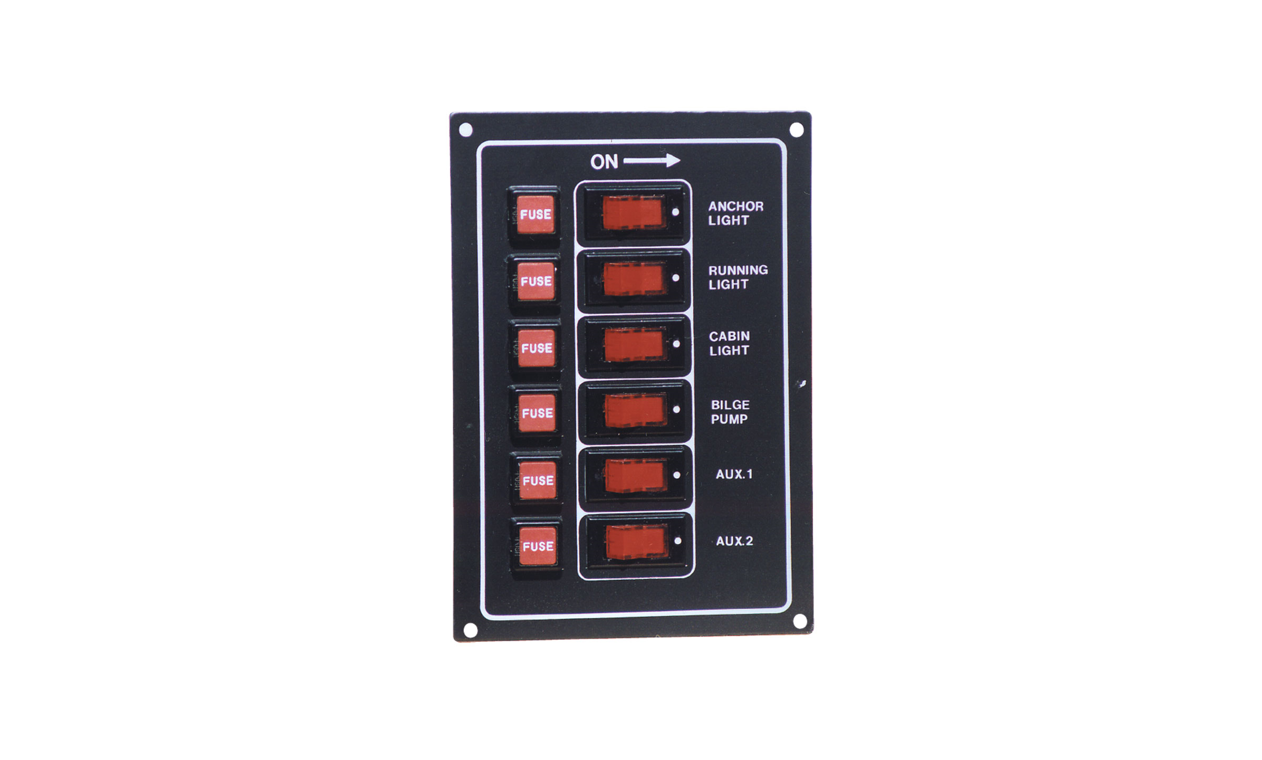 Switch Panel – Black Alloy