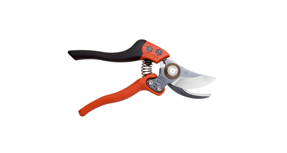 ERGO™ BYPASS SECATEURS WITH ELASTOMER COATED FIXED HANDLE