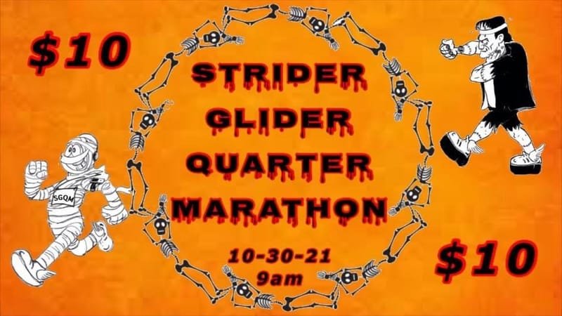 STRIDER GLIDER QUARTER MARATHON - 2021