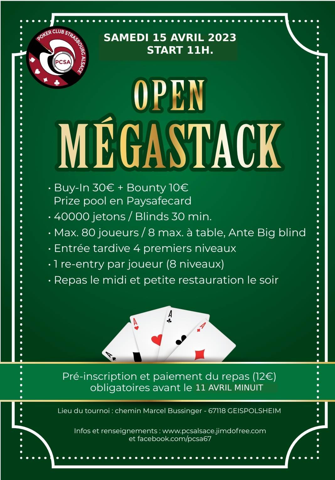 Open Megastack PCSA - 15.04.2023