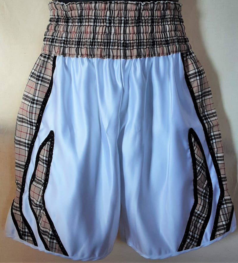 Burberry panel bling 4 the ring boxing shorts