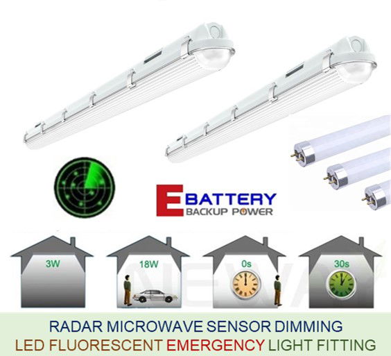 Saba T Dc Ip Radar Microwave Emergency Led Fluorescent Light