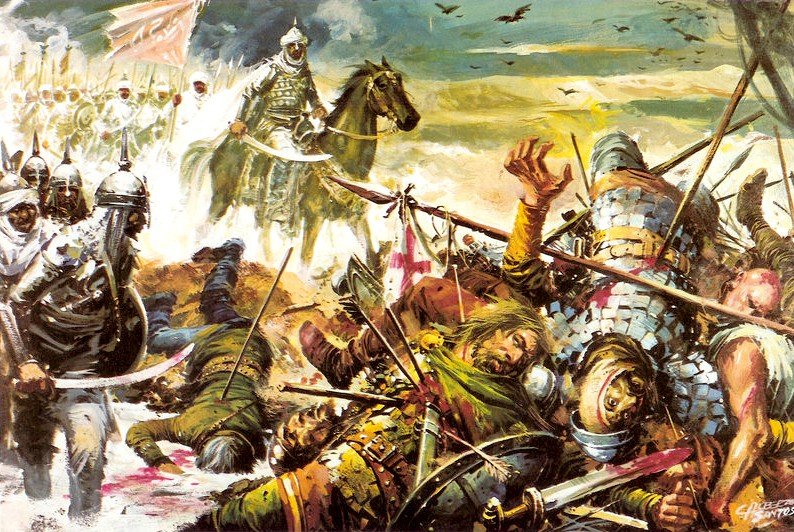 La bataille de Guadalete 711