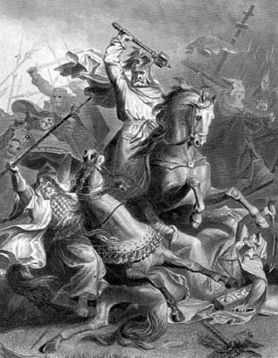 La bataille de Poitiers 732