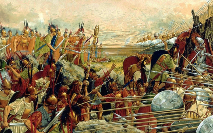Les batailles de Cissa, de l'Ebre et de Plaisance -217-218