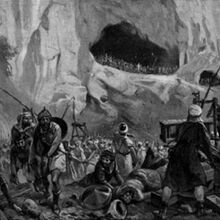 La bataille de Covadonga 722