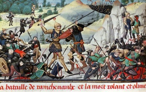 La bataille de Roncevaux  778