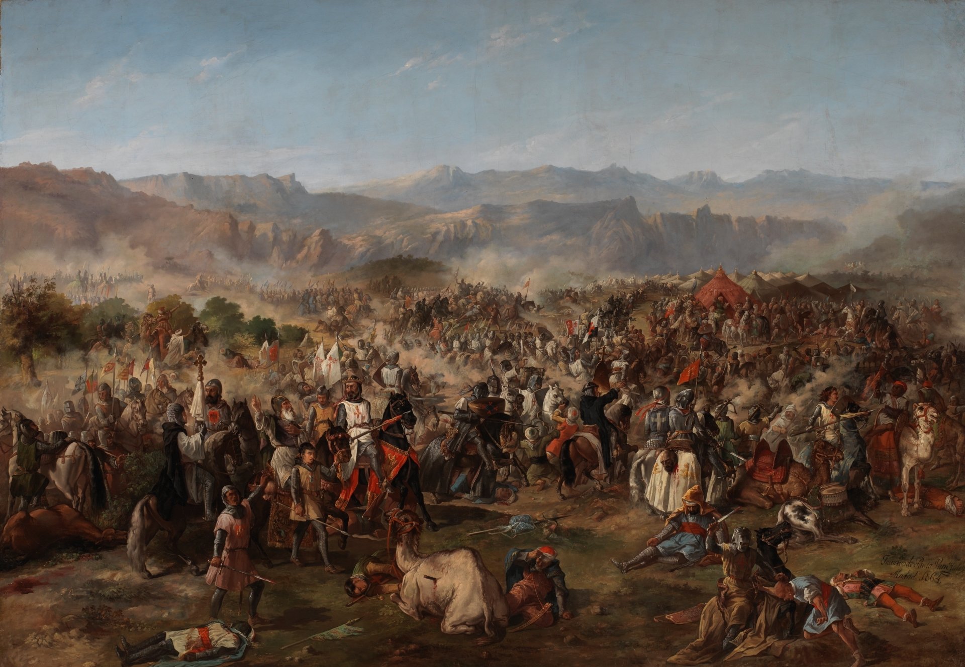 La bataille de Las Navas de Tolosa 1212
