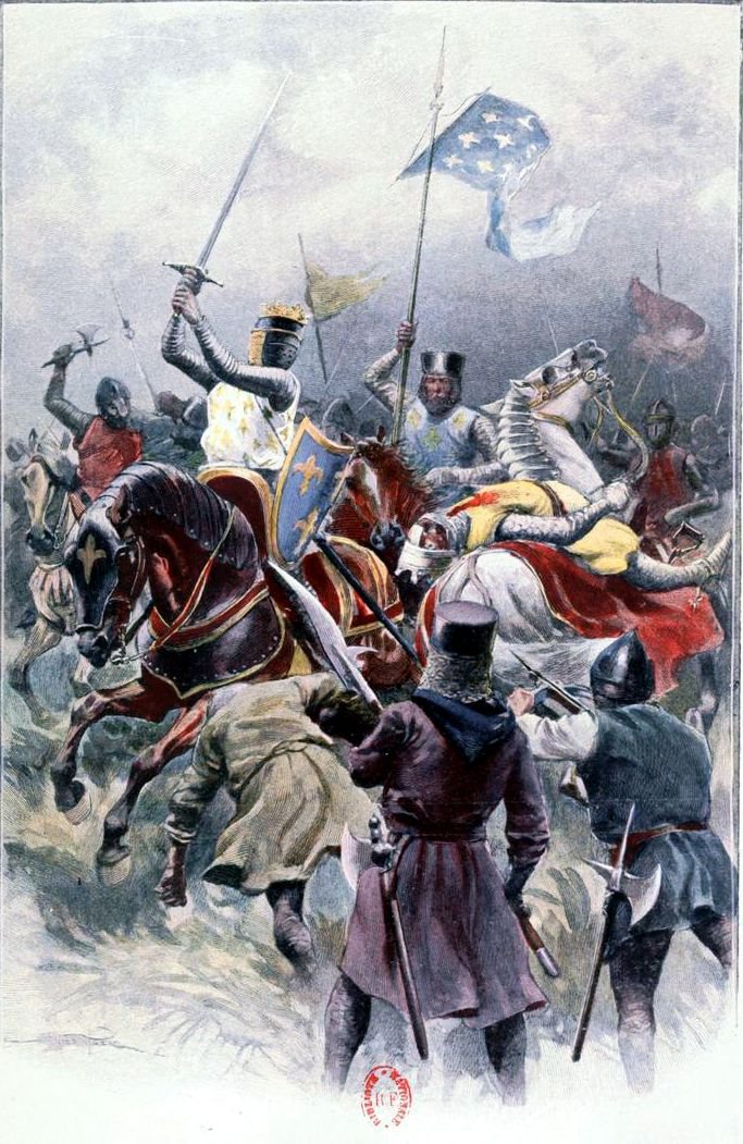 La bataille de Bouvines  1214