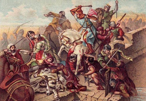La bataille de Taillebourg 1242