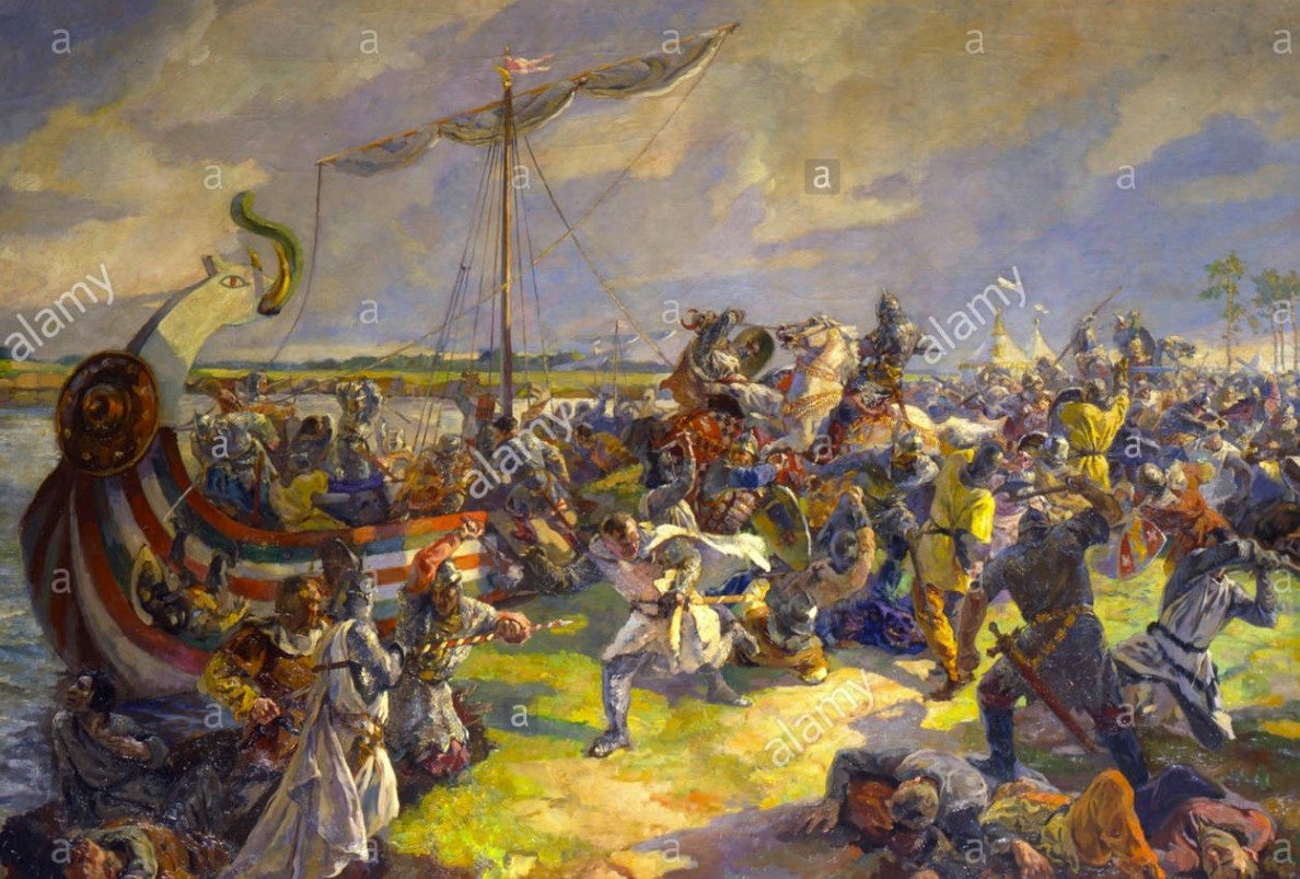 La bataille de la Neva  1240