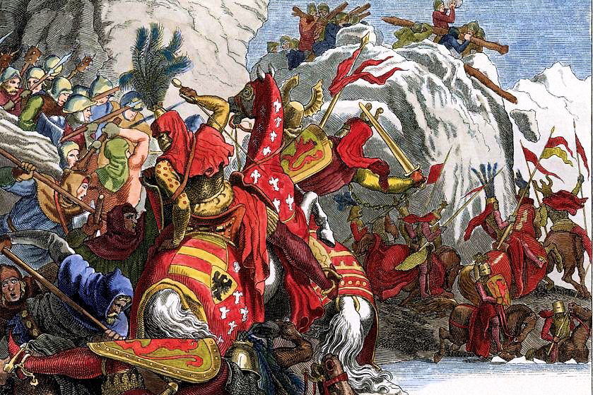 La bataille de Morgarten 1315