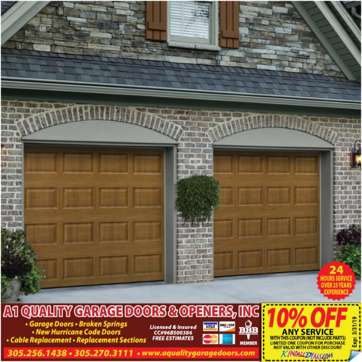 Garage Door Repair Kendall Can Help You Receive Affordable Repair Services!