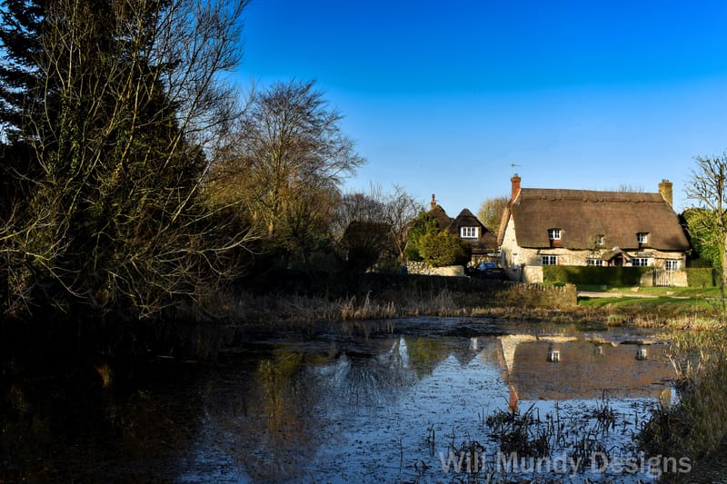 Pond at Cumnor Blank WILL MUNDY DESIGNS