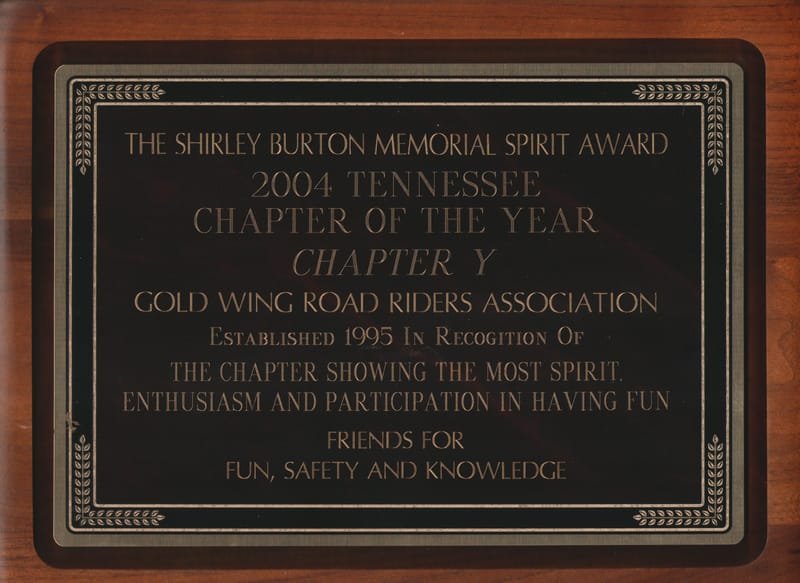 Shirley Burton Memorial Spirit Award