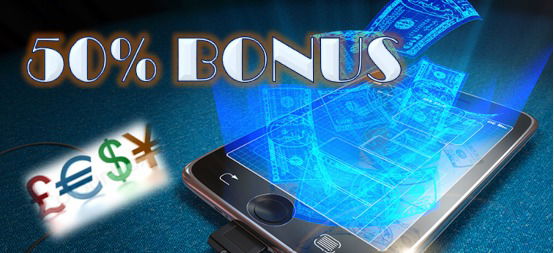 50% Bonus Promotion