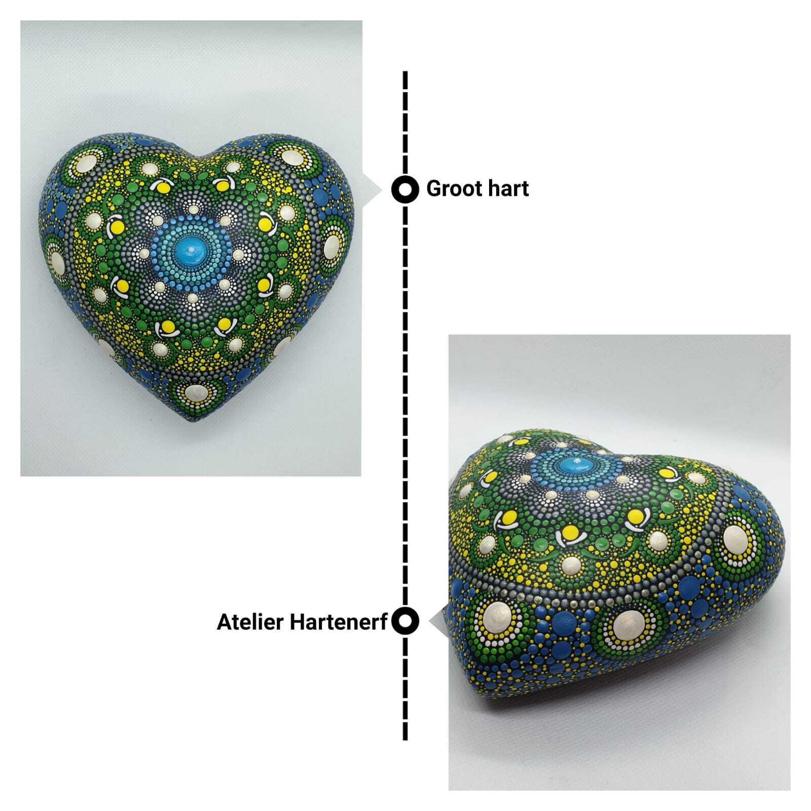 Heart stone large € 60,00