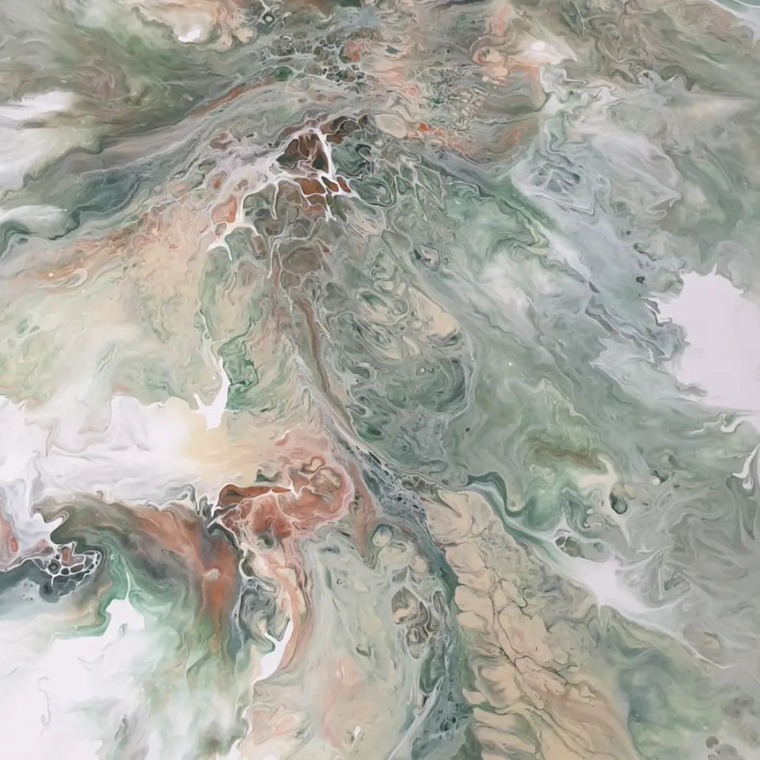 Fluid Art Greens