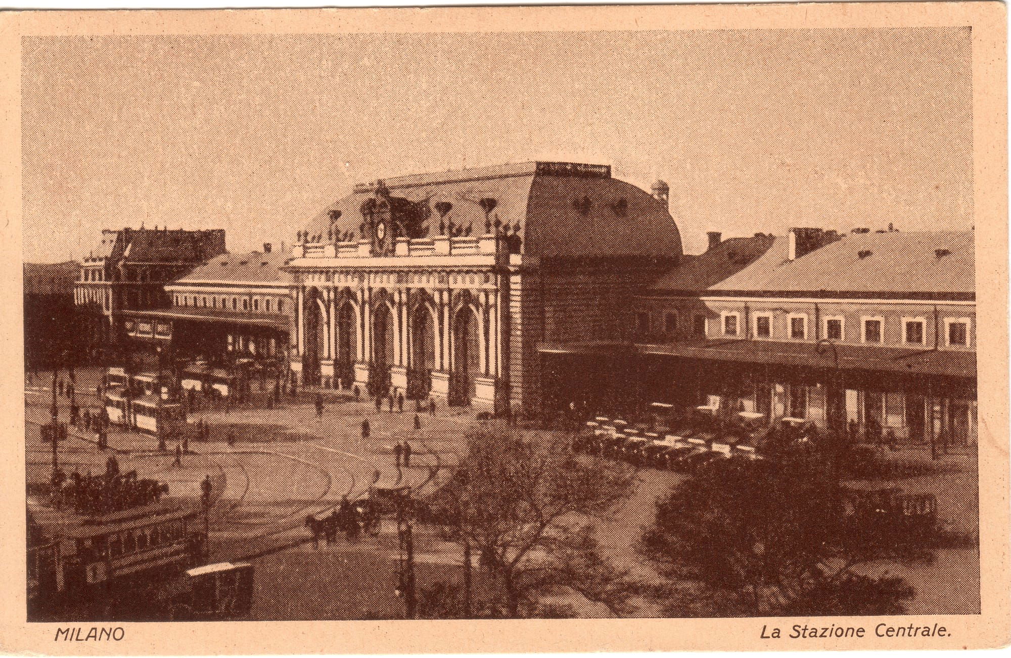 The Old 1860 Central Station in Milan