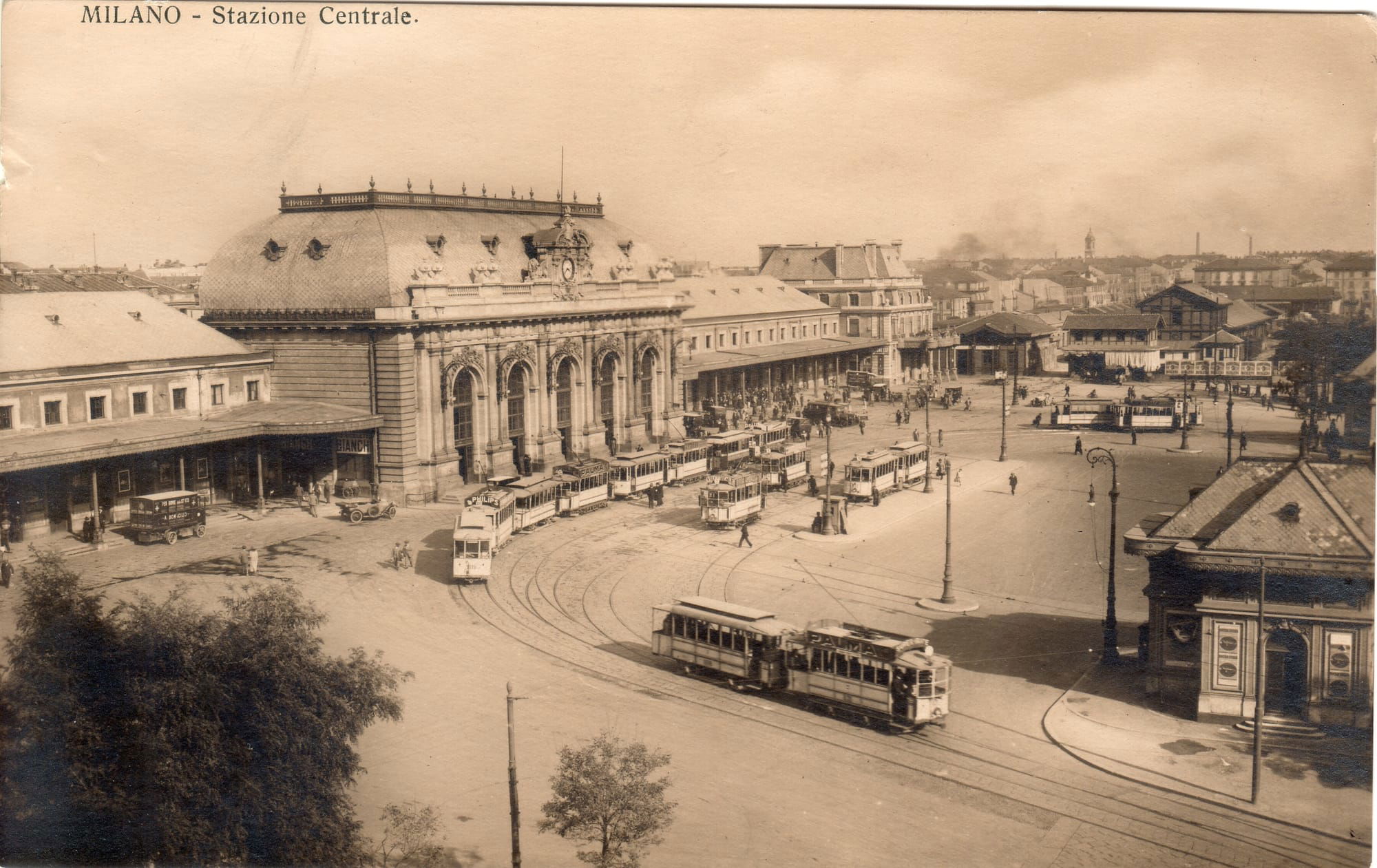 The Old 1860 Central Station in Milan