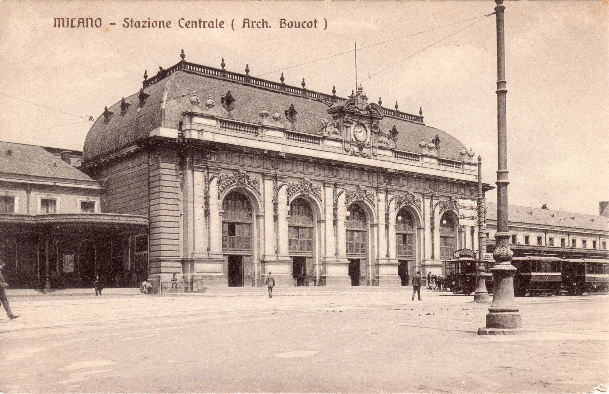 The Old 1860 Central Station in Milan