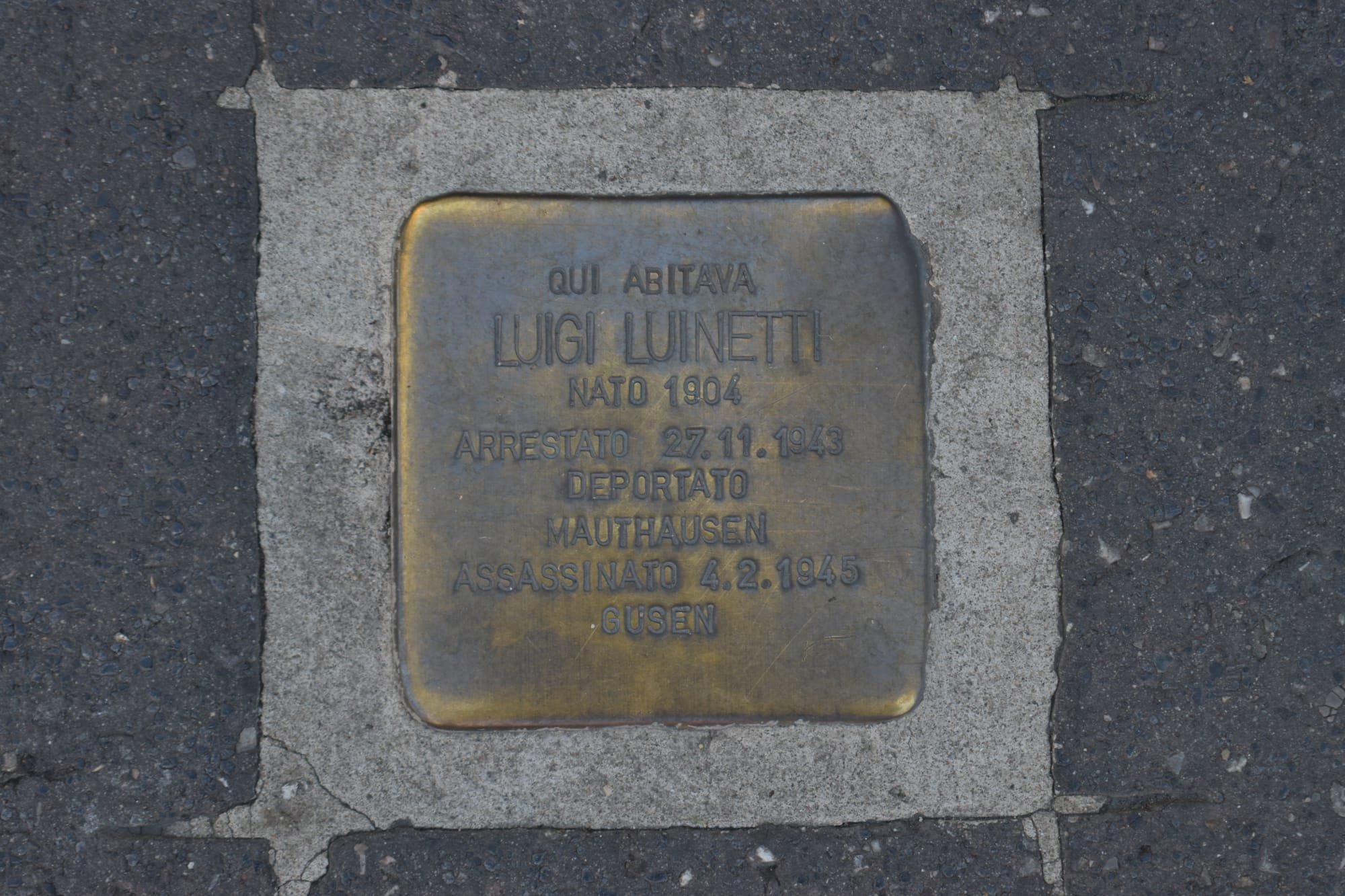 9. Luigi Luinetti. Via Albertinelli , 5