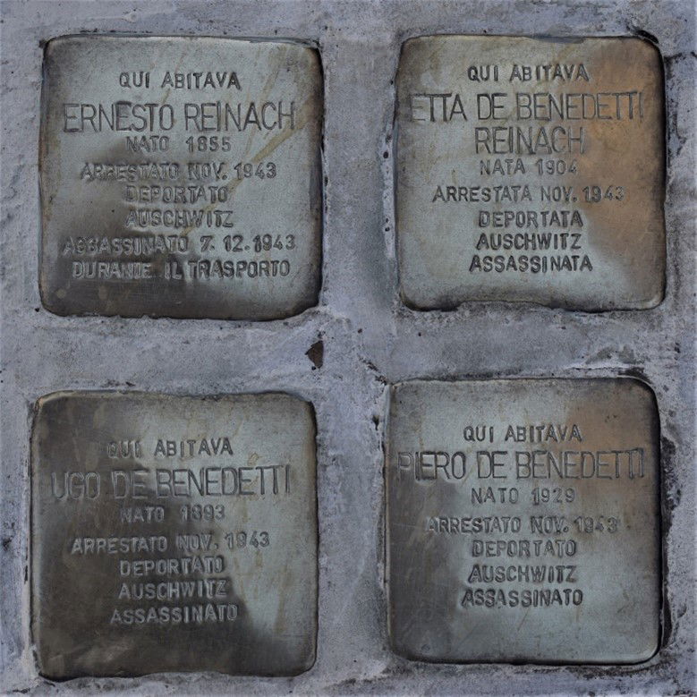 32, 33, 34 & 35 Ernesto Reinach, Ugo De Benedetti, Etta De Benedetti Reinach & Piero De Benedetti