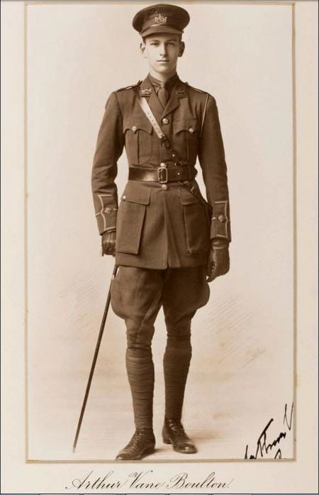 Second Lieutenant Arthur Vane Boulton
