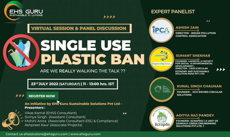 Webinar on Single Use Plastic Ban