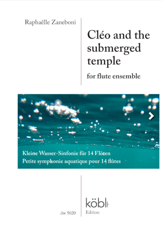 Cleo and the Submerged Tempel for 14 flutes