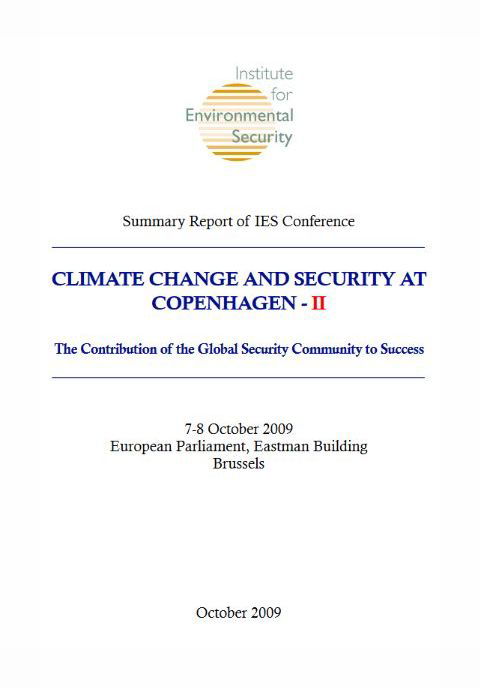 Climate Change & Security at Copenhagen - II: The Contribution of the Global Security Community to Success