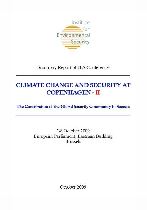 Climate Change & Security at Copenhagen - II: The Contribution of the Global Security Community to Success