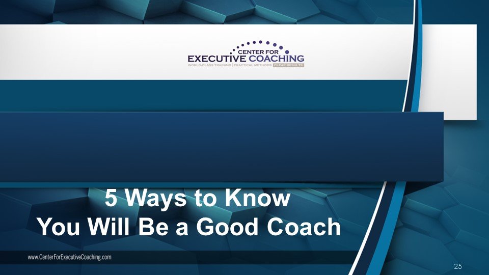 Overview Rated Best Executive Coaching Certification Program for