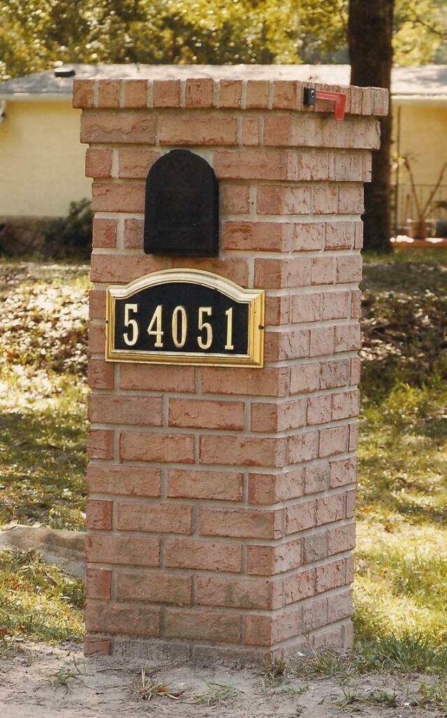 Brick Mailboxes