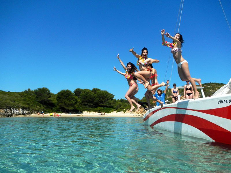 Paseos en barco en Menorca