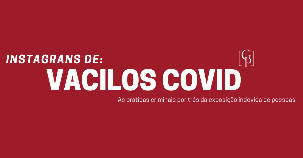 Instagram de "vacilos do covid19" não são permitidos