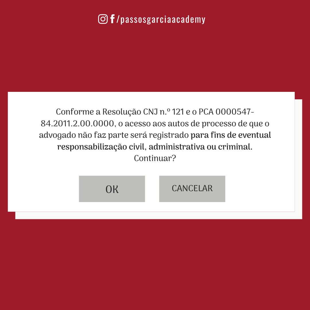 Acesso a processos de outro advogado