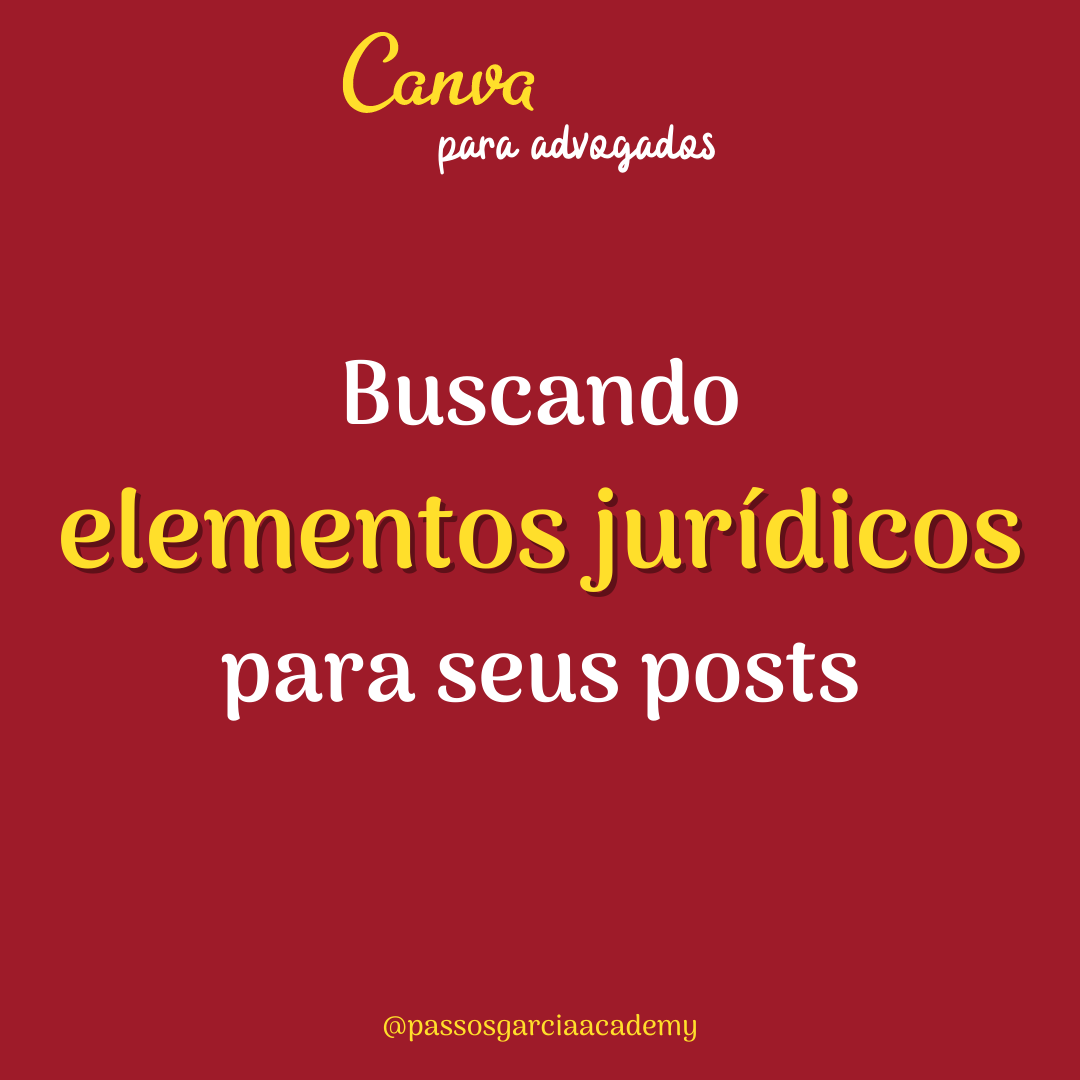 Buscando elementos jurídicos para seus post