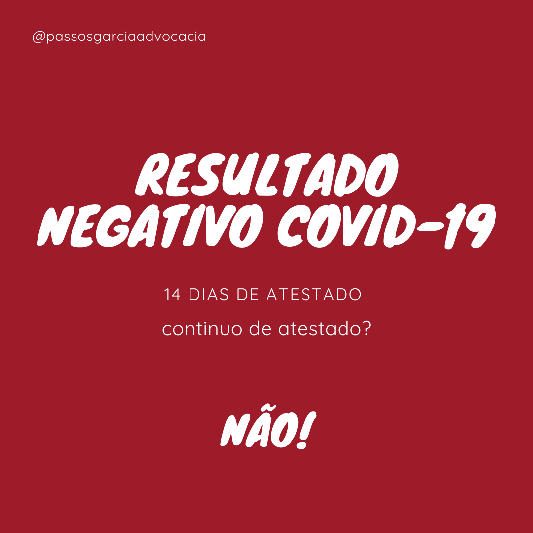 Resultado negativo covid-19