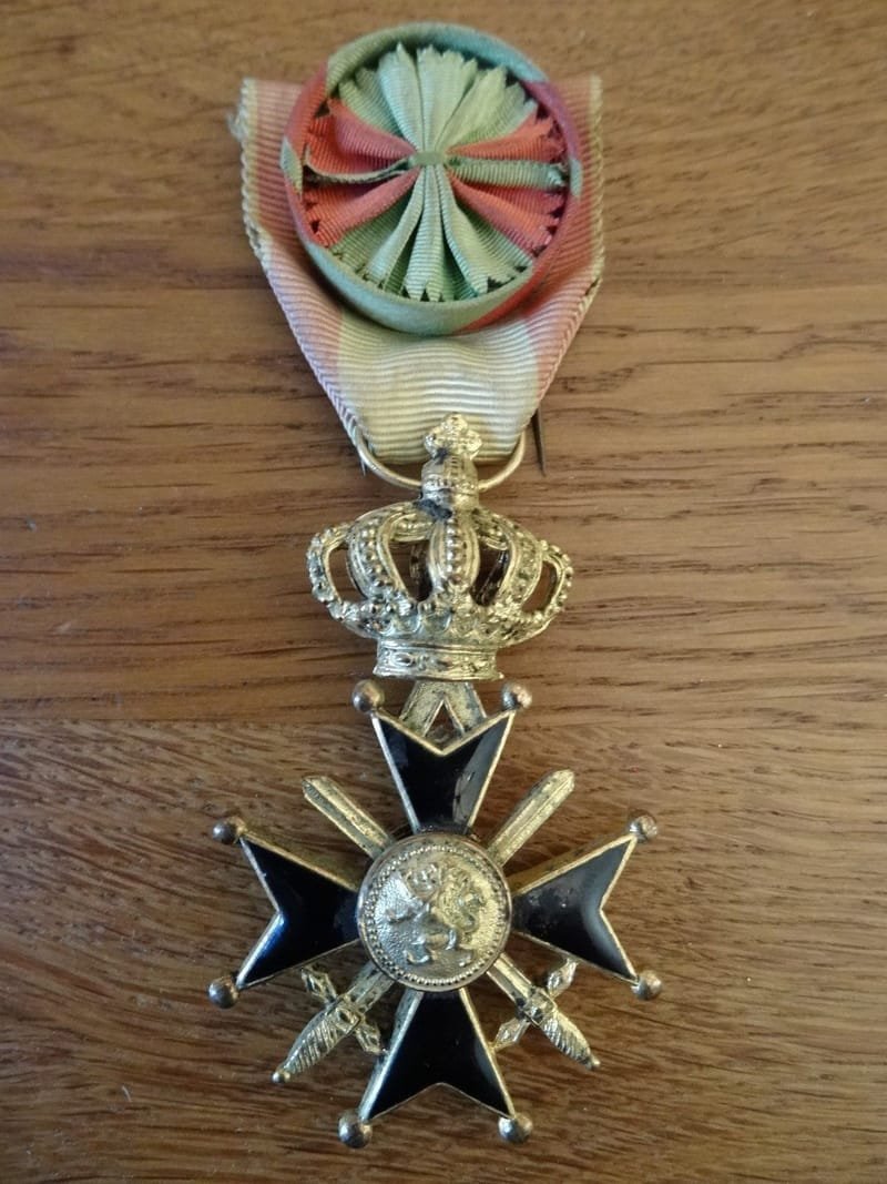 Military Cross Ist Class Croix Militaire, 1ère classe RARE - Milpoltrader