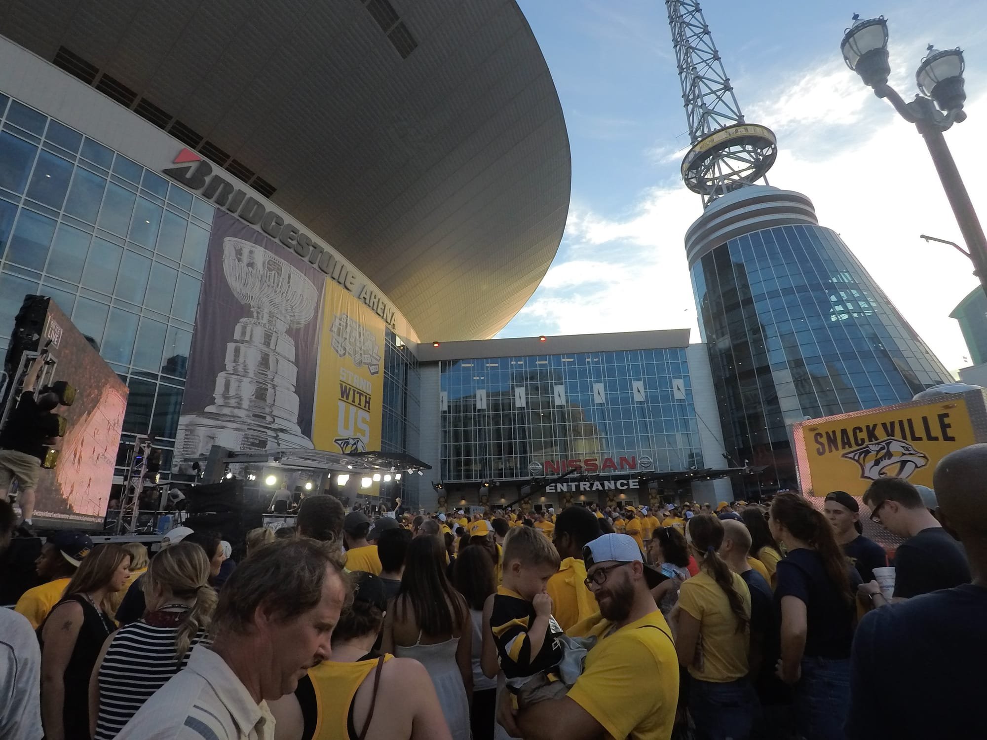 Bridgestone Arena for game 6 of the Stanley Cup Finals!