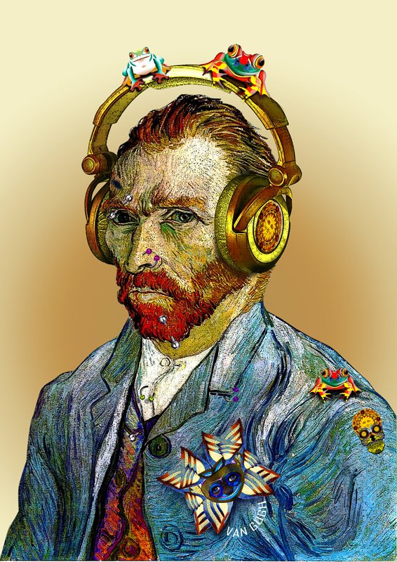 8.  "Vincent van Gogh słucha Petera Gabriela"