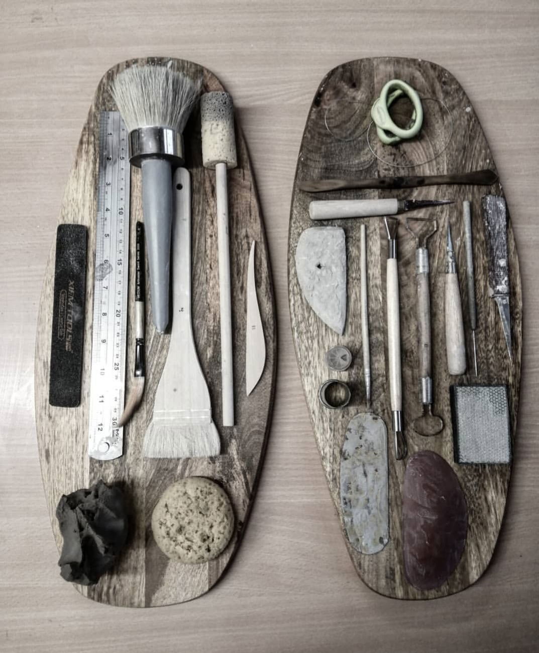 Tools - throwing, glazing, making